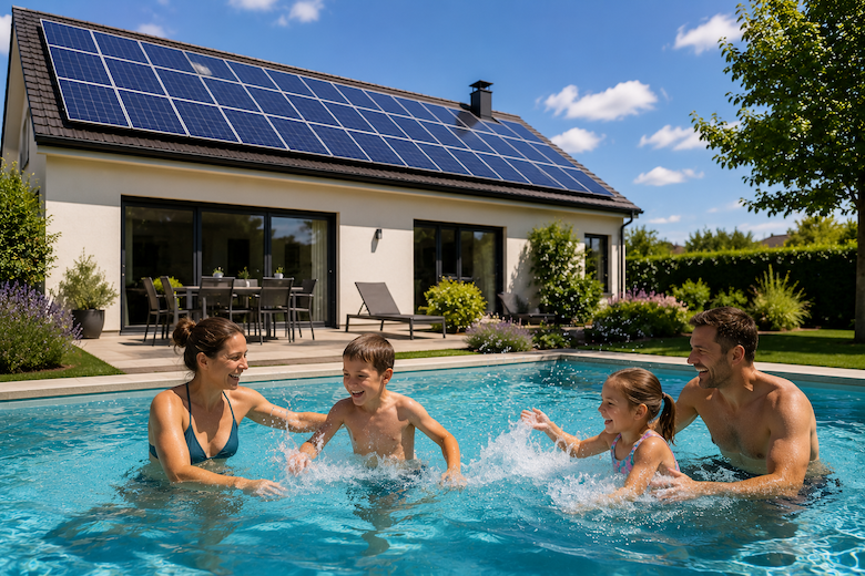 Fotovoltaico e piscina: come ridurre i consumi in estate